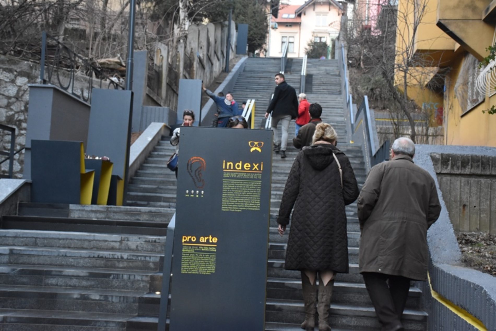 Sarajevo: Svečano otvoreno obnovljeno stepenište u Pruščakovoj ulici (Foto)
