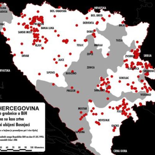 Pred izricanje presude Karadžiću: Mape bivših logora, grobnica i mjesta masovnog silovanja