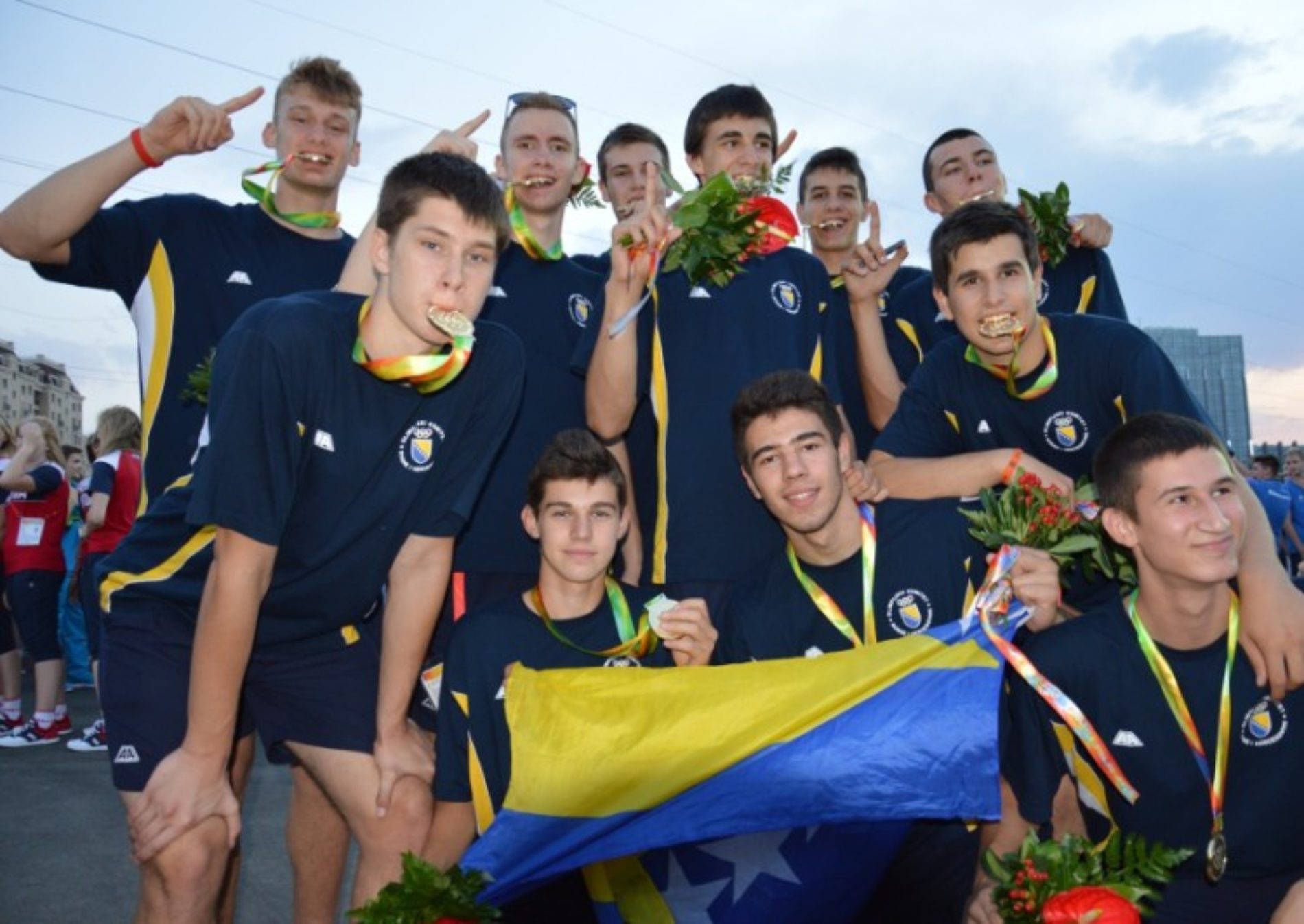 Kadetska košarkaška reprezentacija  Bosne i Hercegovine osvojila zlato na  EYOF-u