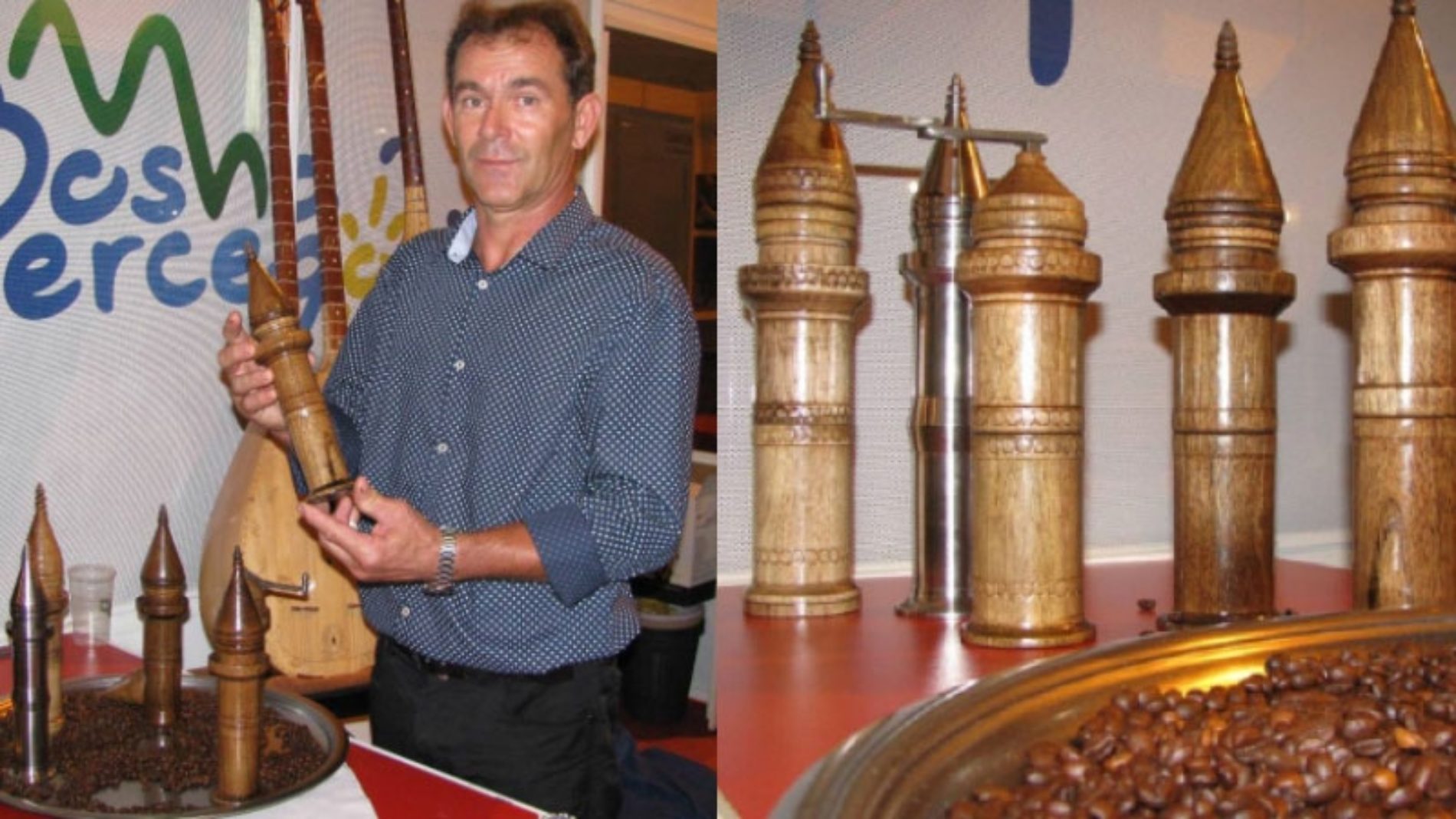 Sadik Nuhanović izrađuje originalne ručne mlinove za kahvu