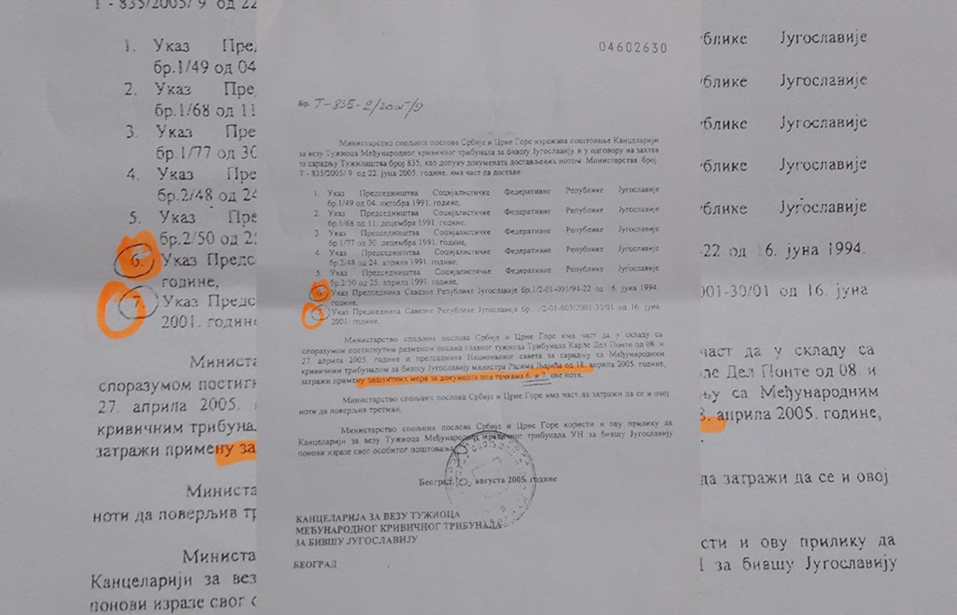 Dokumenta bila pod embargom: Mladiću čin dao predsjednik SRJ, na platnom spisku VJ bio do 2001.