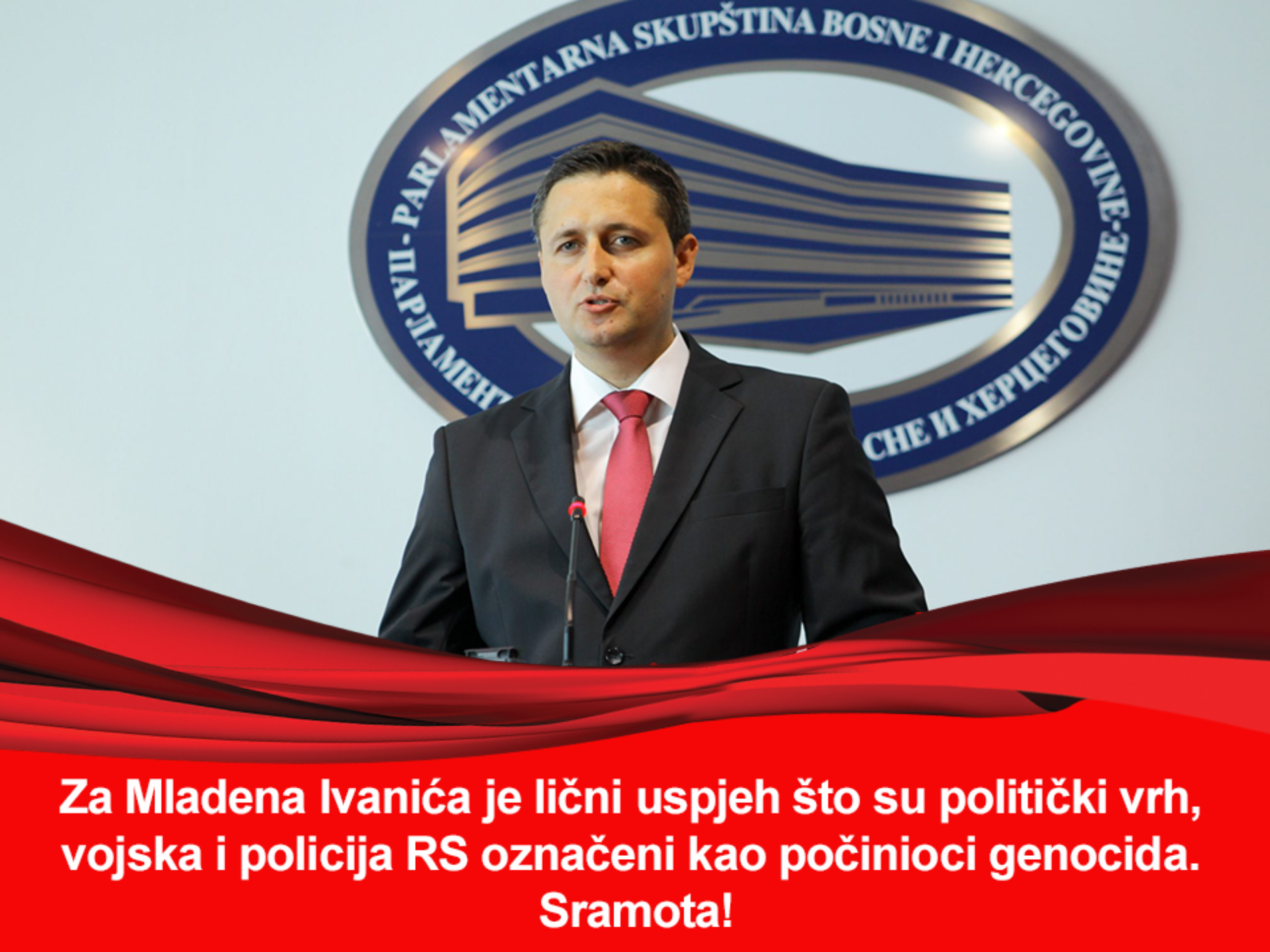 Bećirović: Rješenje nije u međusobnim optužbama, već u pametnom okupljanju progresivnih snaga pod zastavom jedine domovine Bosne i Hercegovine