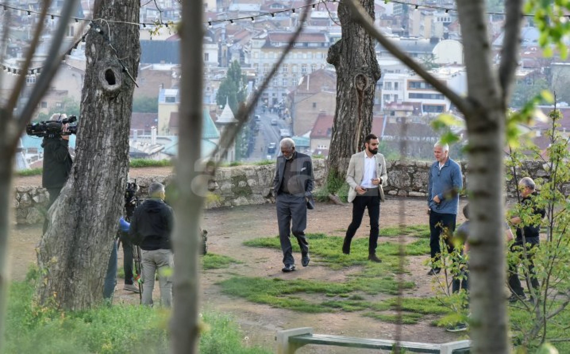 Slavni glumac u posjeti našoj zemlji: Morgan Freeman na Žutoj tabiji iznad Sarajeva