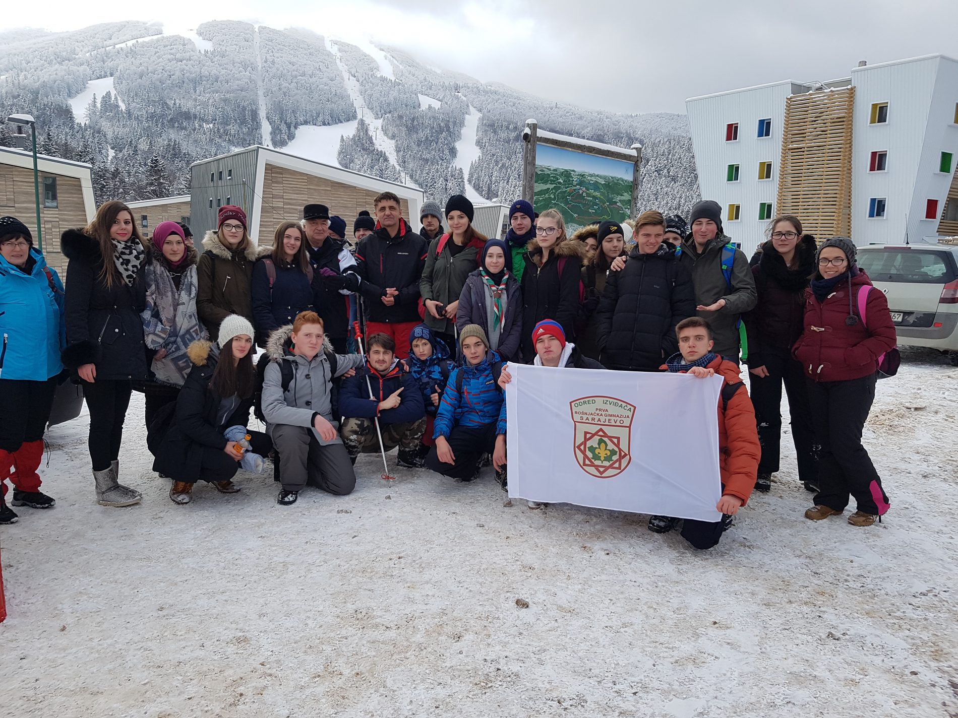 Učenici sarajevskih osnovnih i srednjih škola osvojili vrhove olimpijskih planina Bjelašnice, Igmana, Jahorine i Trebevića