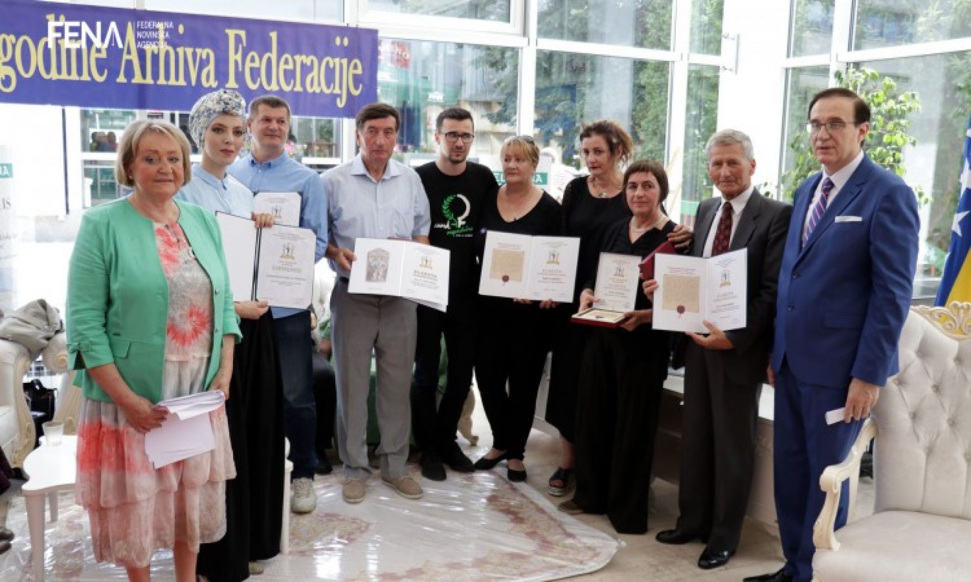 Uručena priznanja Arhiva FBiH za arhivistiku i pamćenje bosanskohercegovačke prošlosti