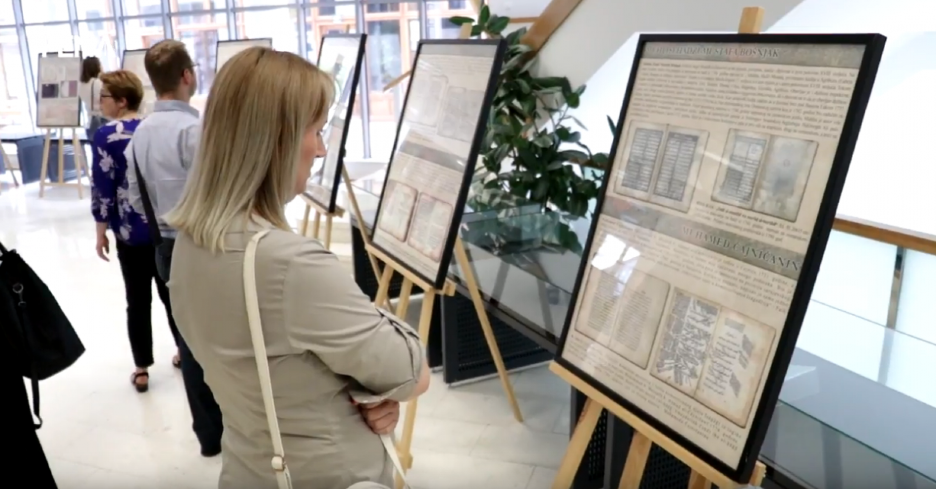 Izložba djela bošnjačkih autora, pohranjenih u Historijskom arhivu (Video)