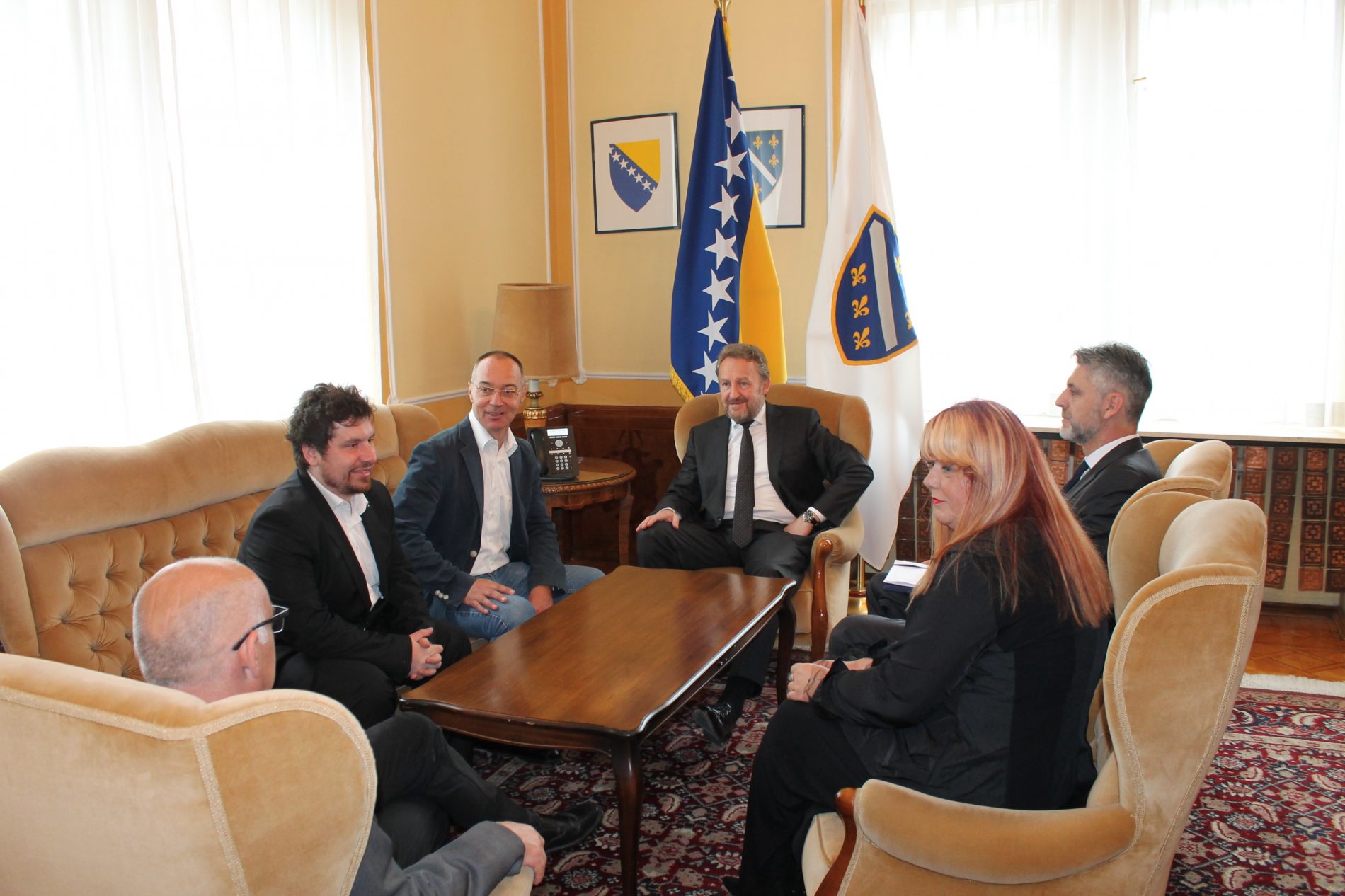 Predsjedavajući Predsjedništva Bosne i Hercegovine primio delegaciju Šahovskog kluba Bosna