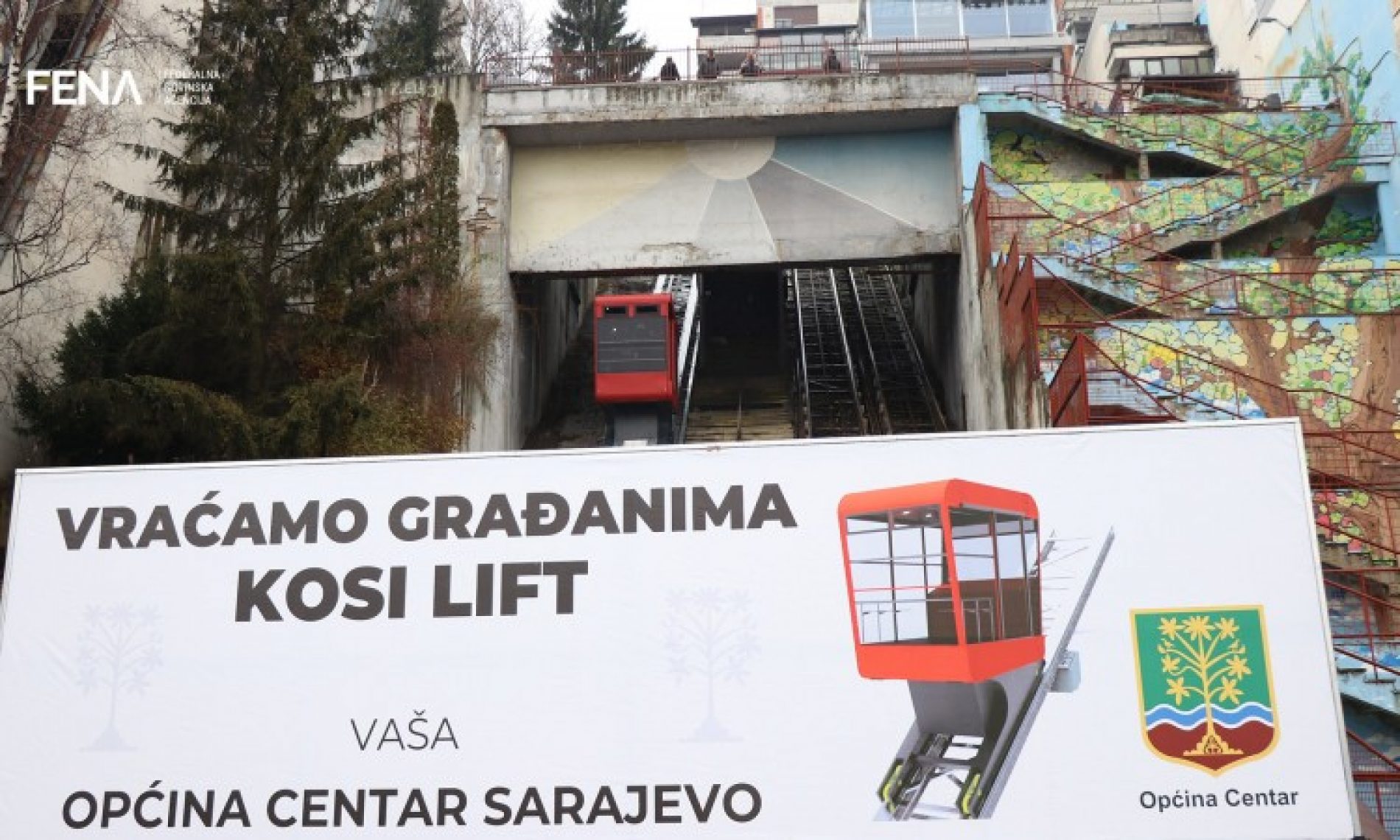 Kosi lift u sarajevskom naselju Ciglane (VIDEO)