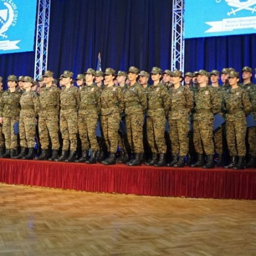 Promovisana Peta klasa mladih oficira Oružanih snaga Bosne i Hercegovine