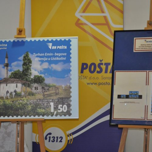 Promovisana poštanska marka sa motivom Turhan Eminbegove džamije