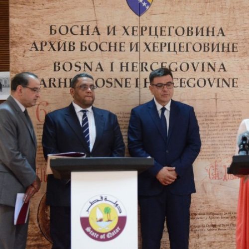 Katar donacijom pomaže rekonstrukciju depoa Arhiva  Bosne i Hercegovine