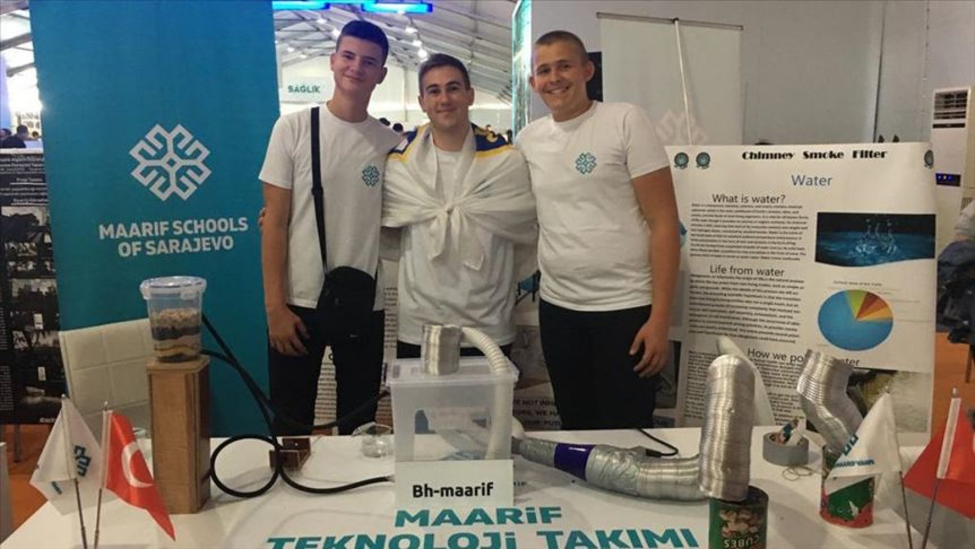 “Sistem prečišćavanja zraka” – inovacija sarajevskih srednjoškolaca na na Teknofestu u Istanbulu