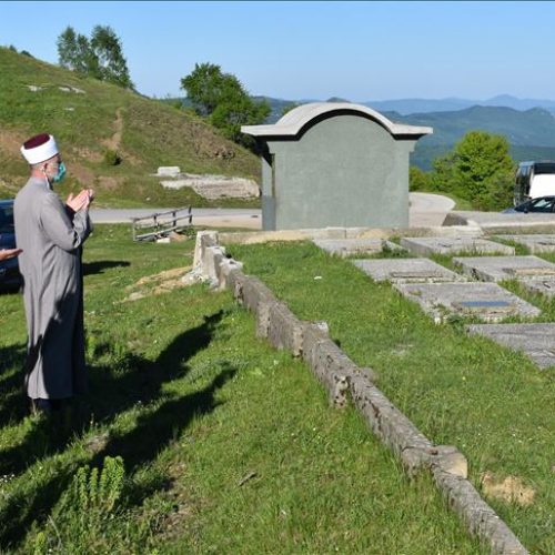 Partizansko groblje Hranjen kod Goražda: Dova i minuta šutnje za partizane poginule u Drugom svjetskom ratu
