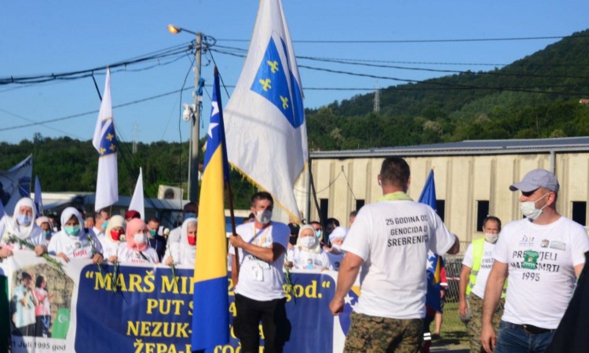 Nakon trodnevnog pješačenja učesnici “Marša mira” stigli u Potočare