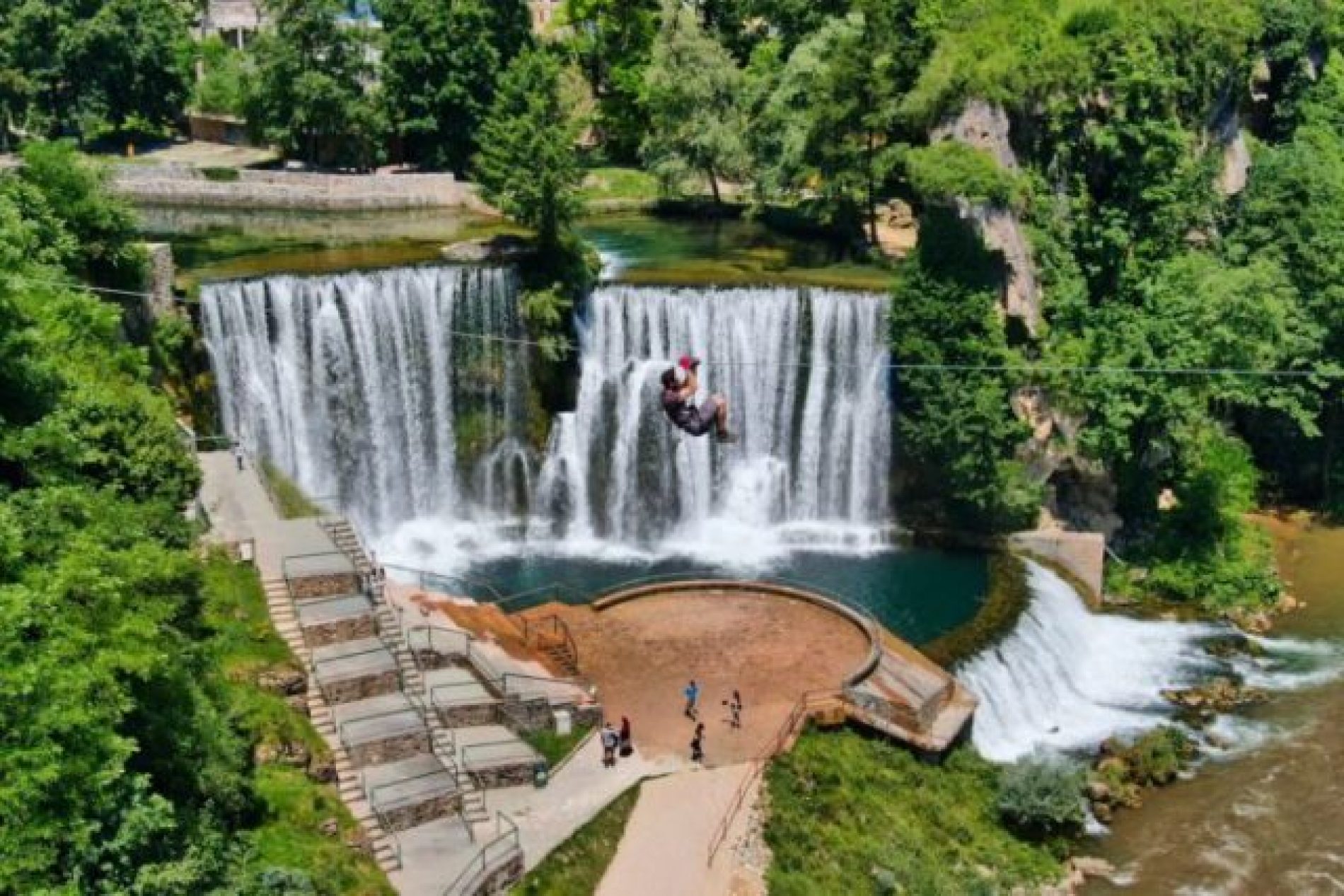 Nova turistička ponuda Jajca – zip-line preko jednog od najljepših vodopada na svijetu