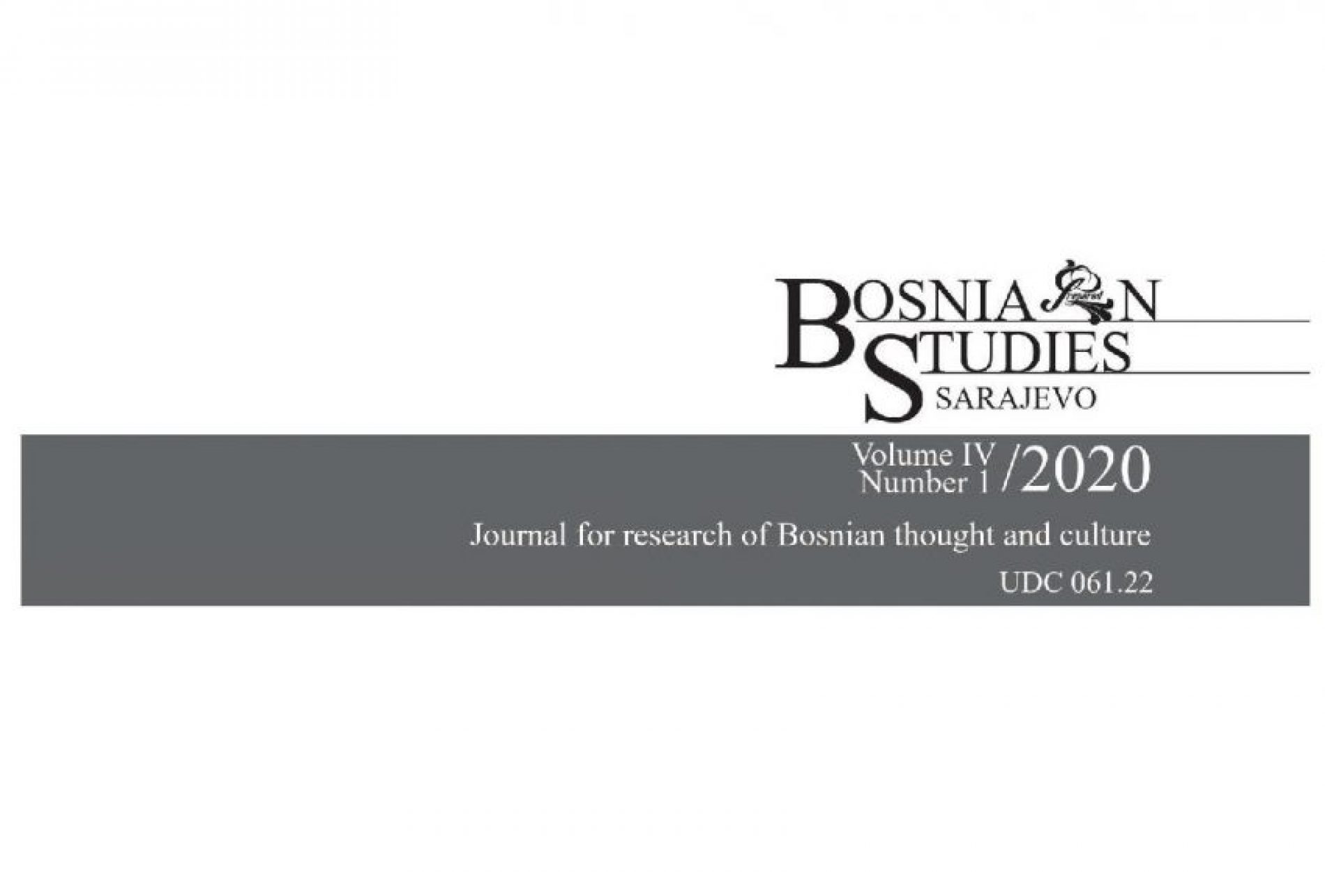 Objavljen novi broj Bosanskih studija