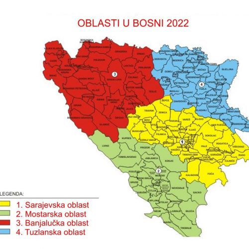 Reorganizirati Bosnu na temelju regija