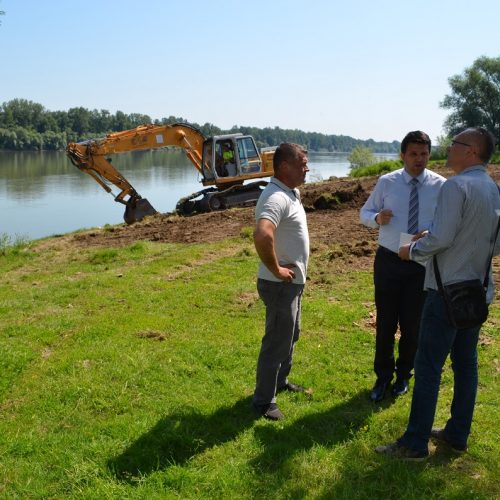 Brčko: Počela izgradnja kupališta na obali Save u Brezovom Polju