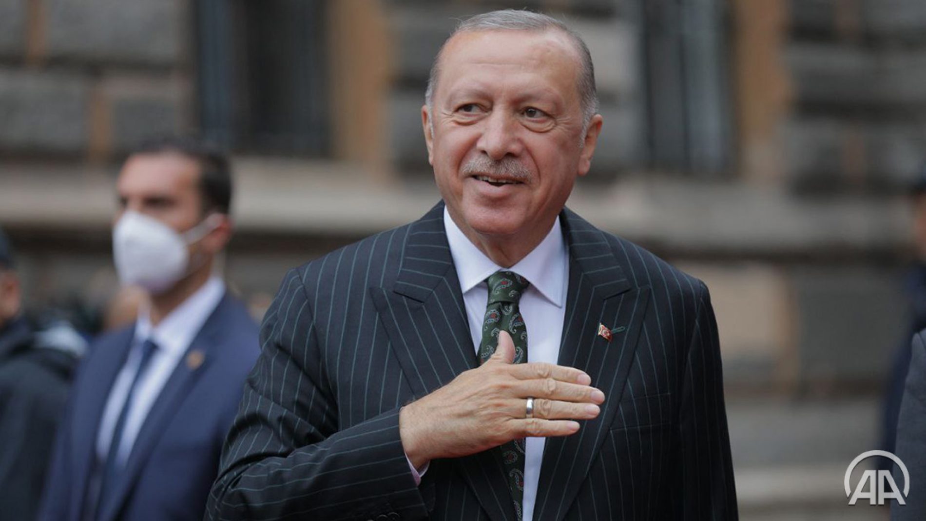 Erdogan dočekan uz najviše počasti, sastanak u Predsjedništvu