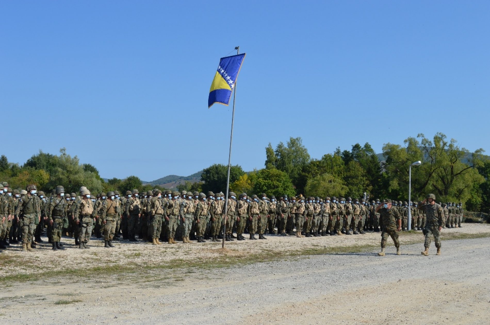 Vježba Oružanih snaga Bosne i Hercegovine na vojnom poligonu „Manjača“