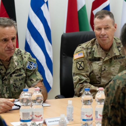 Komandant NATO Komande u Napulju posjetio Sarajevo i kamp Butmir