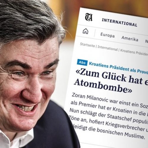Švicarski list o Milanoviću: “Srećom nema atomsku bombu”