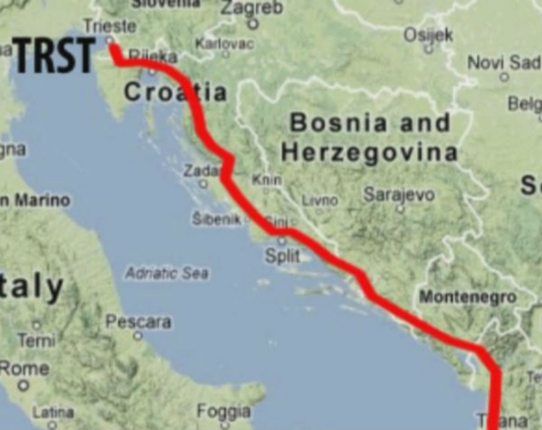 Od Italije do Grčke i preko naše zemlje: Jadransko – Jonski koridor