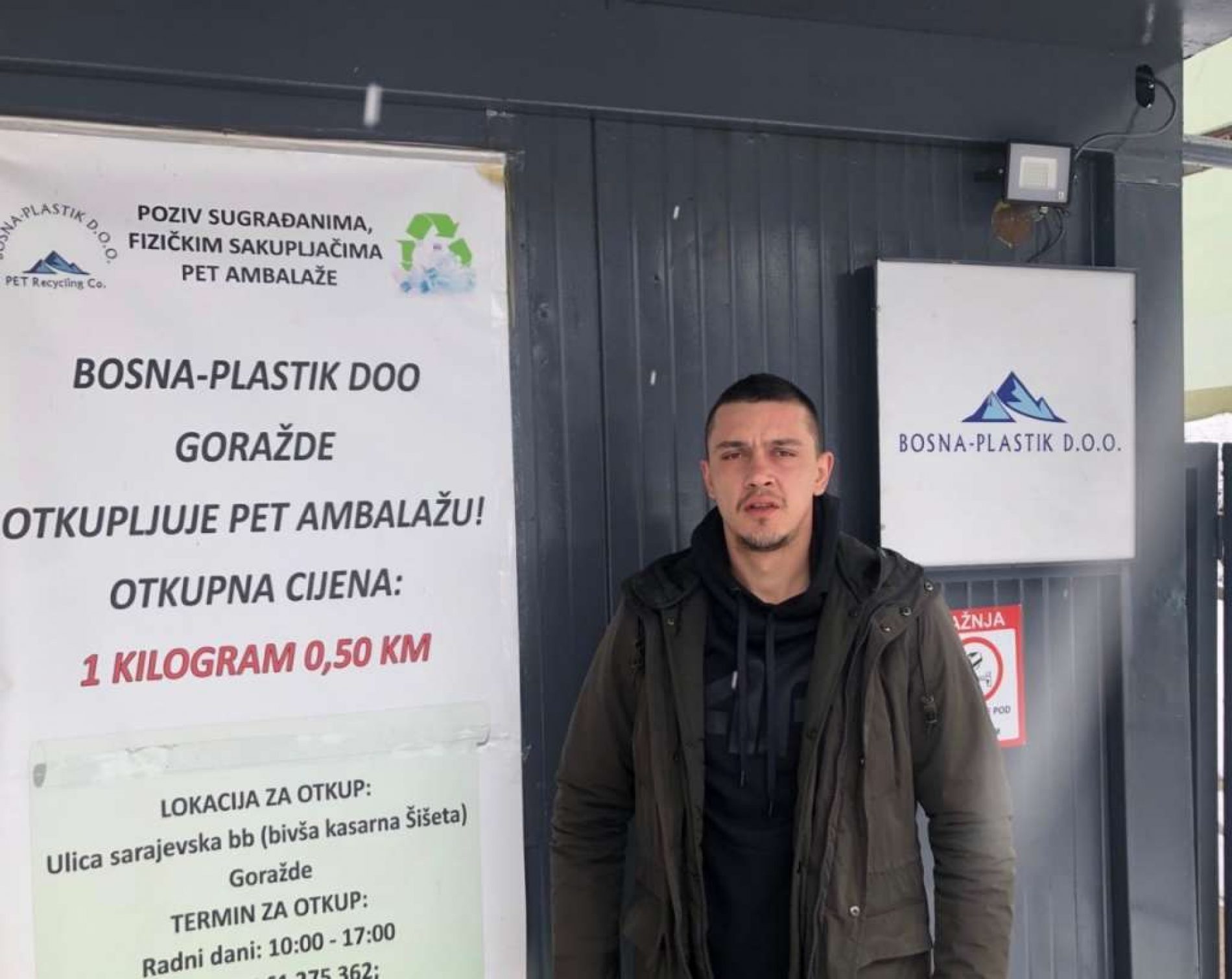 Firma Bosna Plastik u Goraždu bavi se reciklažom PET ambalaže
