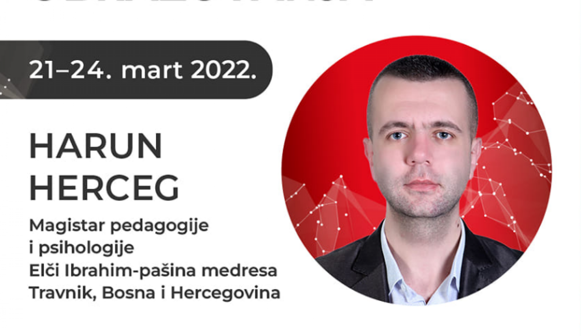 Harun Herceg predstavnik Balkana na Svjetskom samitu obrazovanja