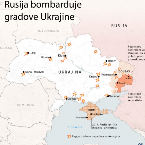 Bosanski zvaničnici osudili rusku agresiju na Ukrajinu: Ministarstvo vanjskih poslova formiralo Krizni štab koji prati situaciju