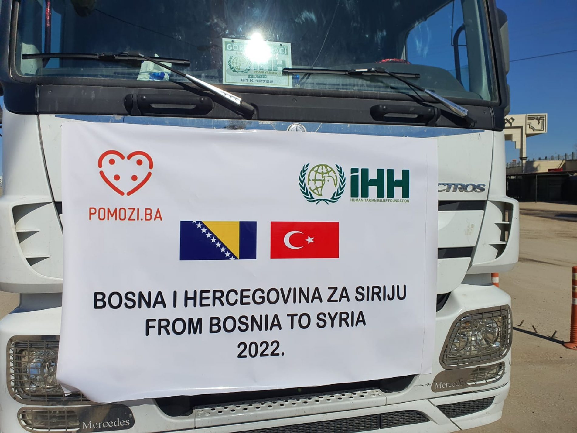 Iz naše zemlje konvoj pomoći izbjeglicama Sirije