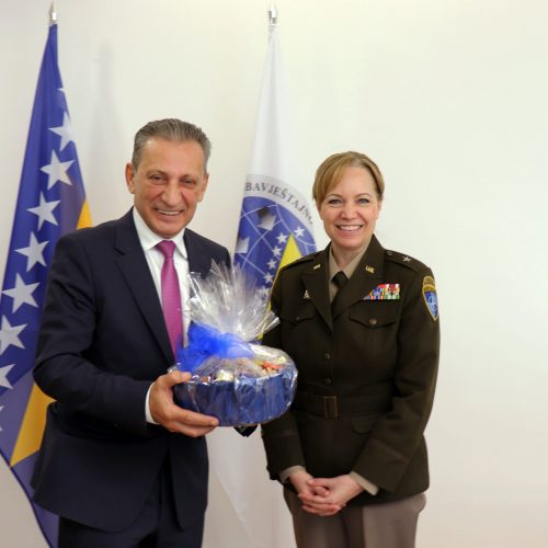 Komandantica NATO Štaba u Sarajevu u posjeti Obavještajno-sigurnosnoj agenciji Bosne i Hercegovine