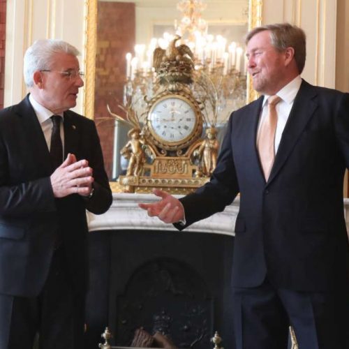 Džaferović se sastao s holandskim kraljem i gradonačelnikom Haga