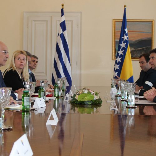 Grčki ministar u Sarajevu, podrška NATO putu Bosne i Hercegovine