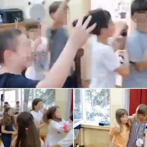 Na školskoj priredbi u Srbiji djeca đuskala uz pjesmu o ratnim zločinima i živim lomačama