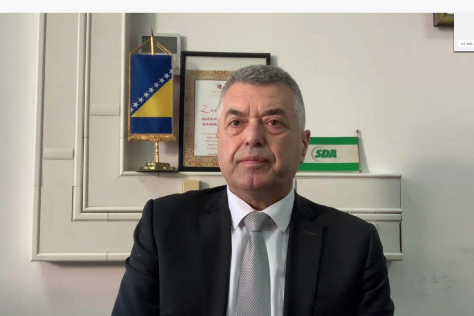 Bratić Kalabuhovu: Vi ste gost u našoj državi Bosni i Hercegovini i trebate da poštujete naše gostroprimstvo
