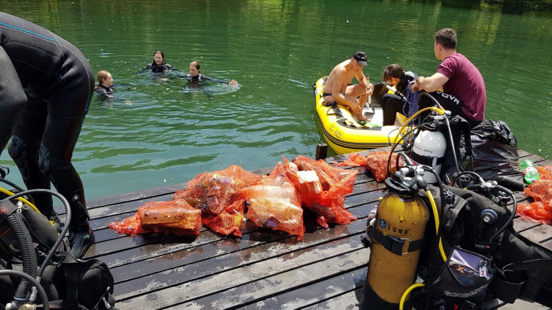 Proteklog vikenda od otpada očišćeno Malo Plivsko jezero i dio Bjelašnice