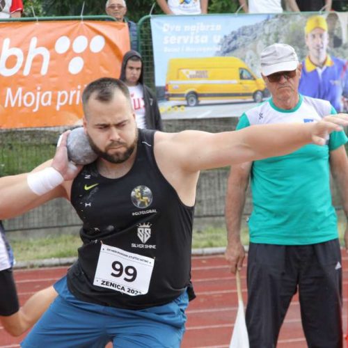 Mesud Pezer s 21,06 metara pobijedio u bacanju kugle na 13. atletskom mitingu “Zenica 2022”
