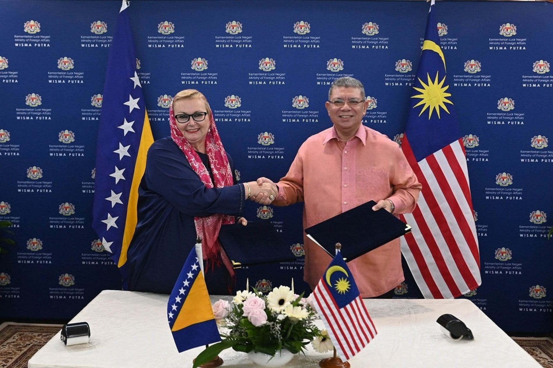 Ministrica dr Bisera Turković razgovarala sa ministrom vanjskih poslova Malezije Dato’ Sri Saifuddinom Abdullahom