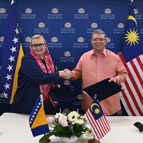 Ministrica dr Bisera Turković razgovarala sa ministrom vanjskih poslova Malezije Dato’ Sri Saifuddinom Abdullahom