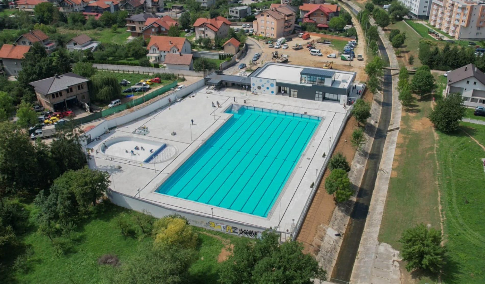 Sarajevo: Završen bazen Dobrinja u koji je uloženo 7,6 miliona KM