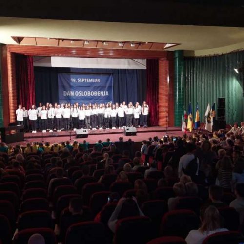 Uz Dan oslobođenja Goražda performans “Djeca grle grad”