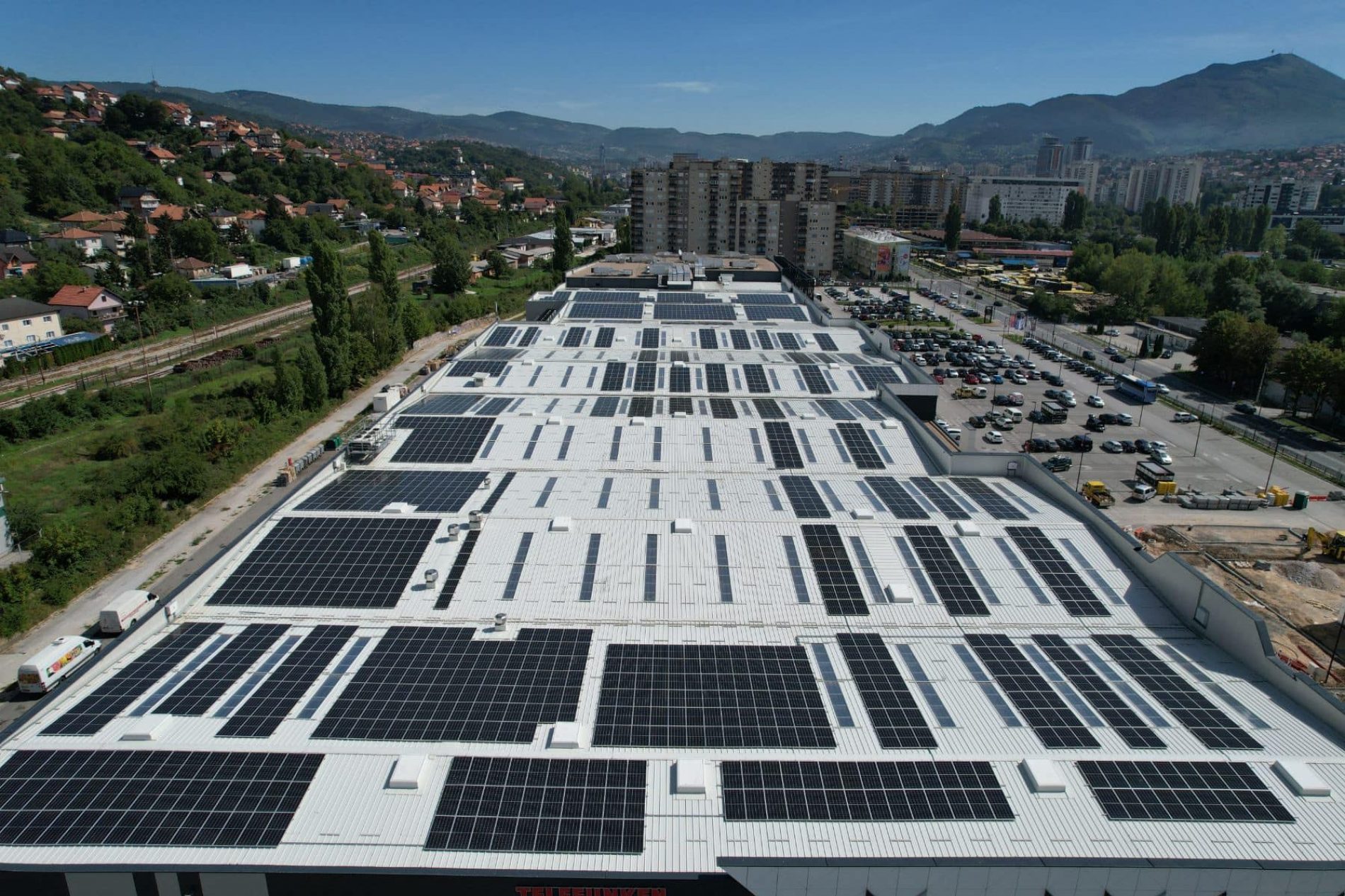 Na krovu tržnog centra Bingo najveća solarna elektrana u glavnom gradu