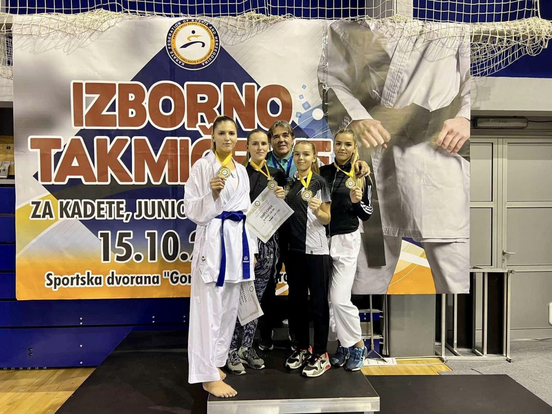 Sestre Sipović – sve četiri državne prvakinje u karateu