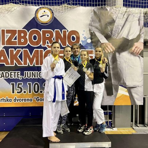 Sestre Sipović – sve četiri državne prvakinje u karateu