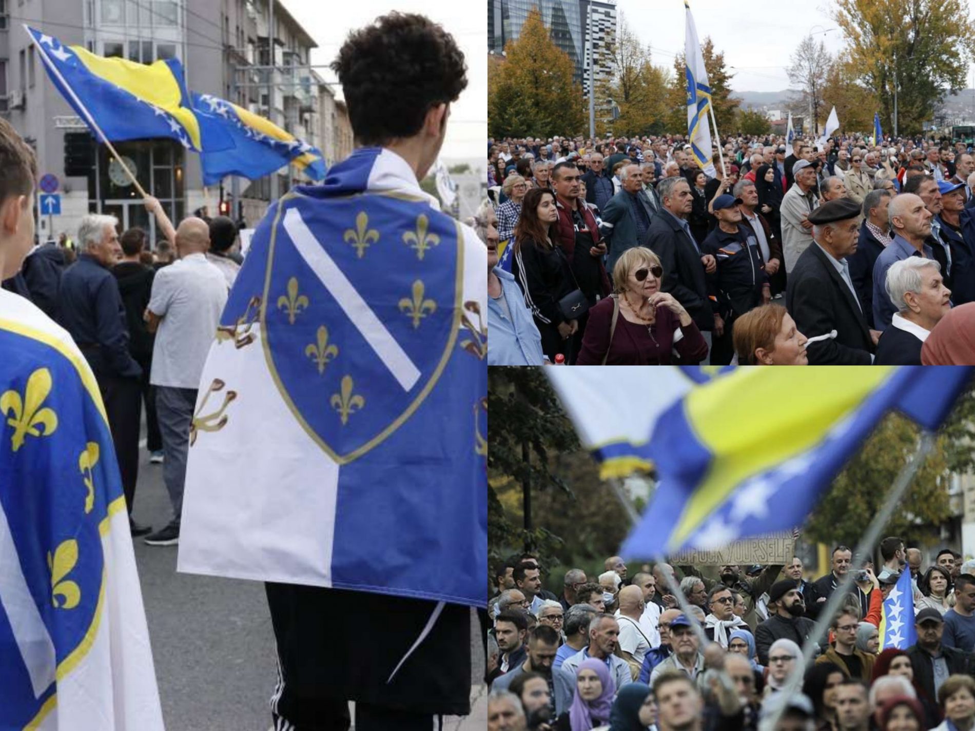 Poruka iz glavnog grada – nećemo aparthejd, hoćemo suverenu Bosnu!