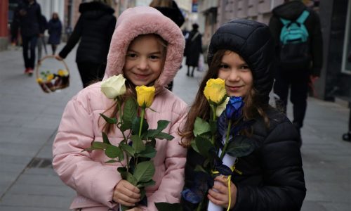 Povodom Dana državnosti BiH, u Starom Gradu građanima dijeljene ruže u bojama bosanske zastave