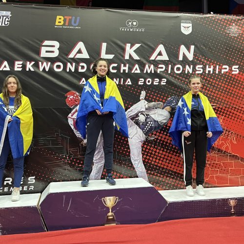 Bosna i Hercegovina ekipno prvoplasirana na Balkanskom taekwondo prvenstvu