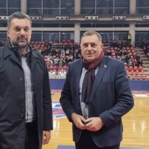 Bivši košarkaši i novi politički partneri: Sarajevski političar kod Dodika u Laktašima