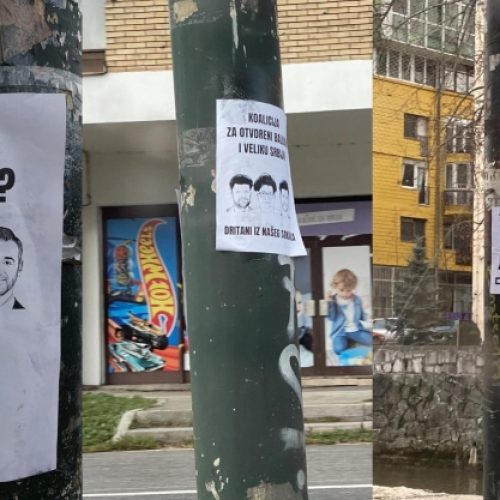 ‘Na koga djeca liče?’ Plakati u glavnom gradu države kojima se prozivaju određeni političari za izdaju